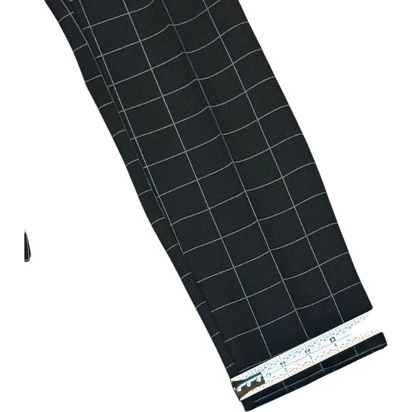 Ann Taylor Factory Black Grid-Patterned Pants Size M - Picture 14 of 14